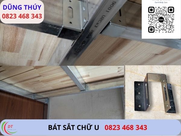 bát sắt chữ u trong thi công sàn gác lứng